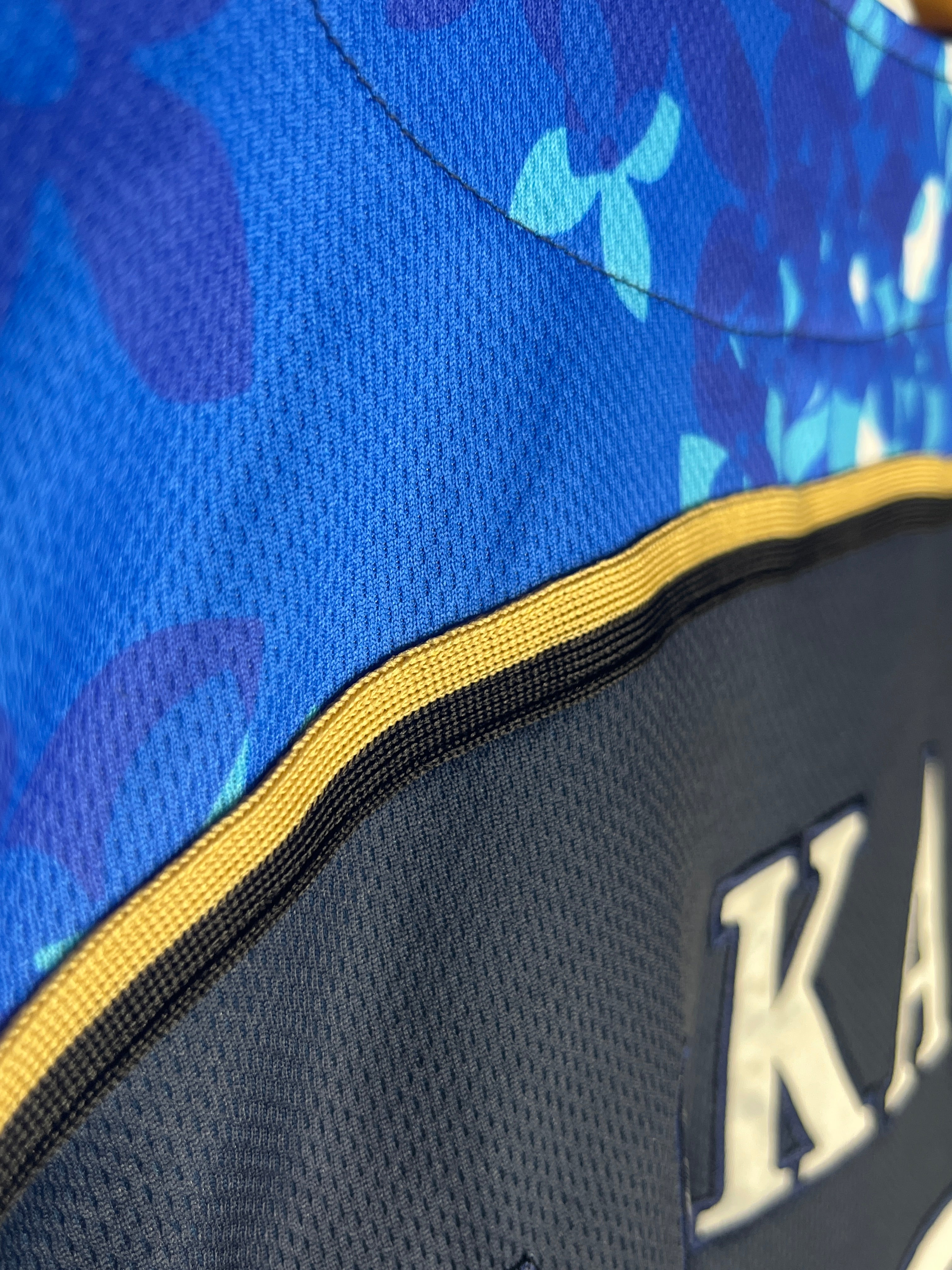 Nippon Baseball Hokkaido Fighters "Nakata #6" Flower Blue Jersey XLarge, photo 20